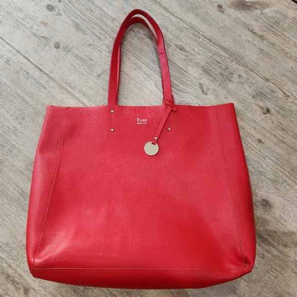 Fiore Made In Italy Leather Tote, Womens OS - Picture 8 of 9